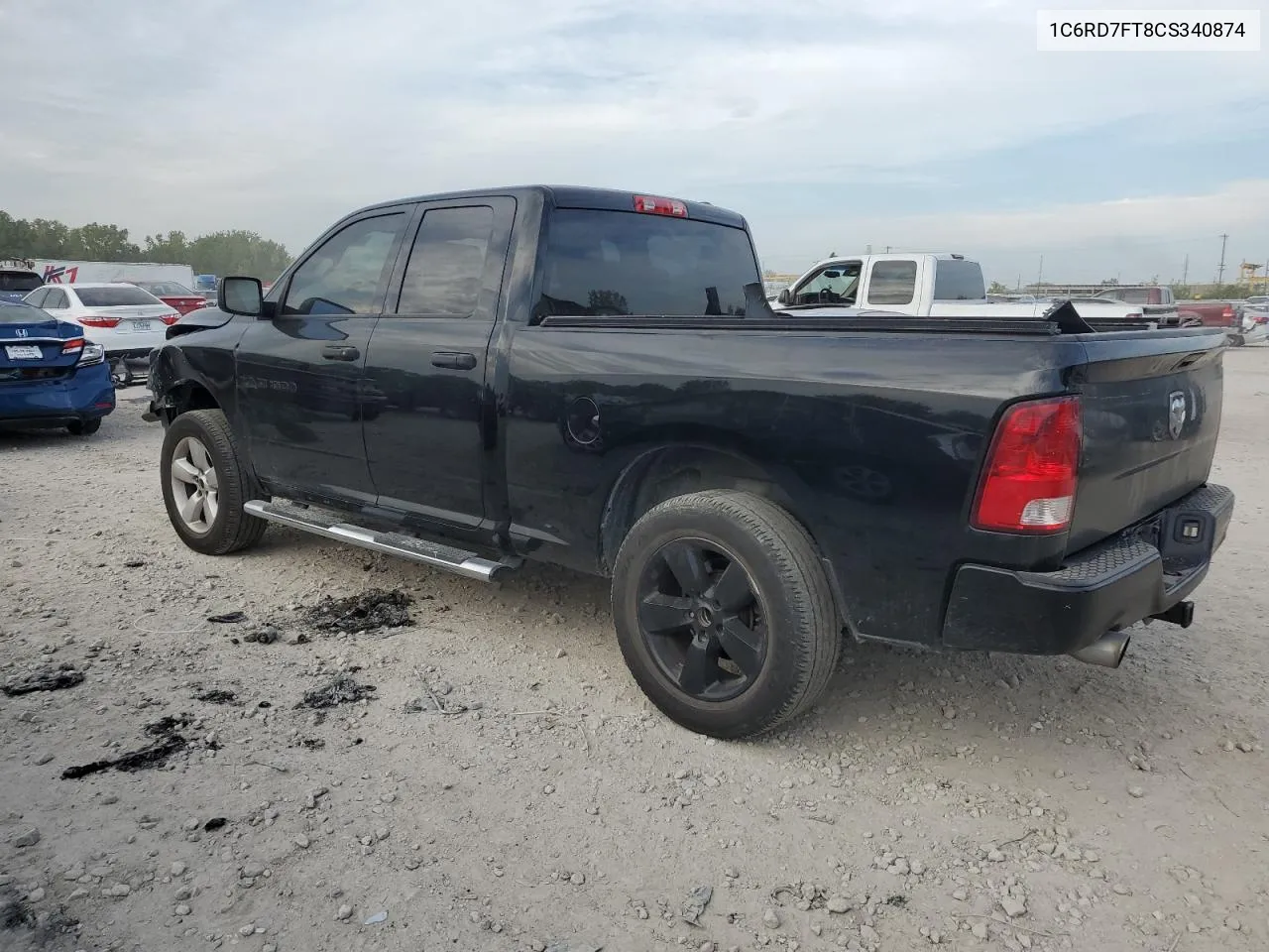 1C6RD7FT8CS340874 2012 Dodge Ram 1500 St