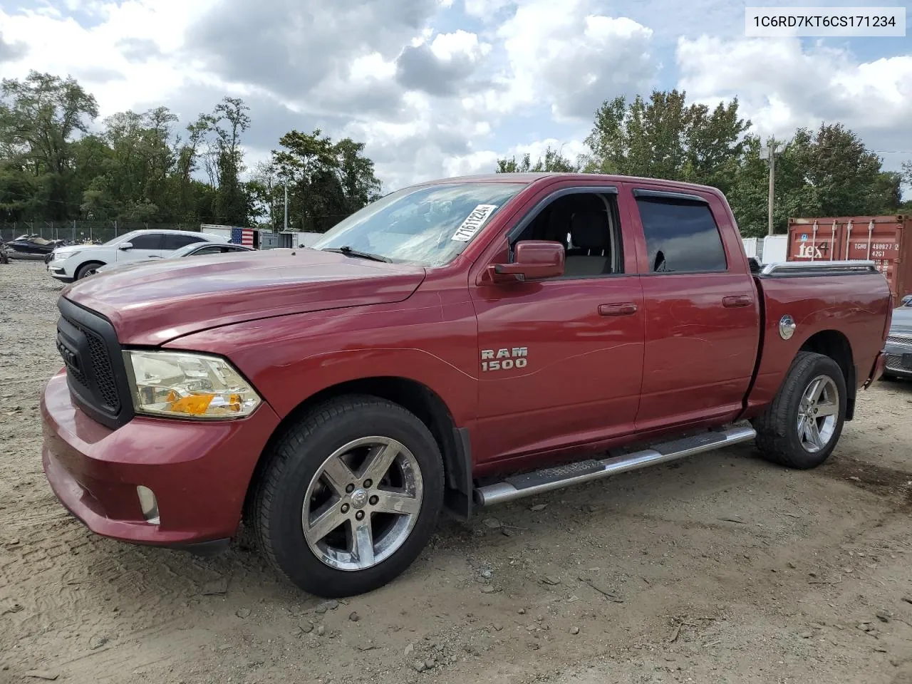 2012 Dodge Ram 1500 St VIN: 1C6RD7KT6CS171234 Lot: 71611224