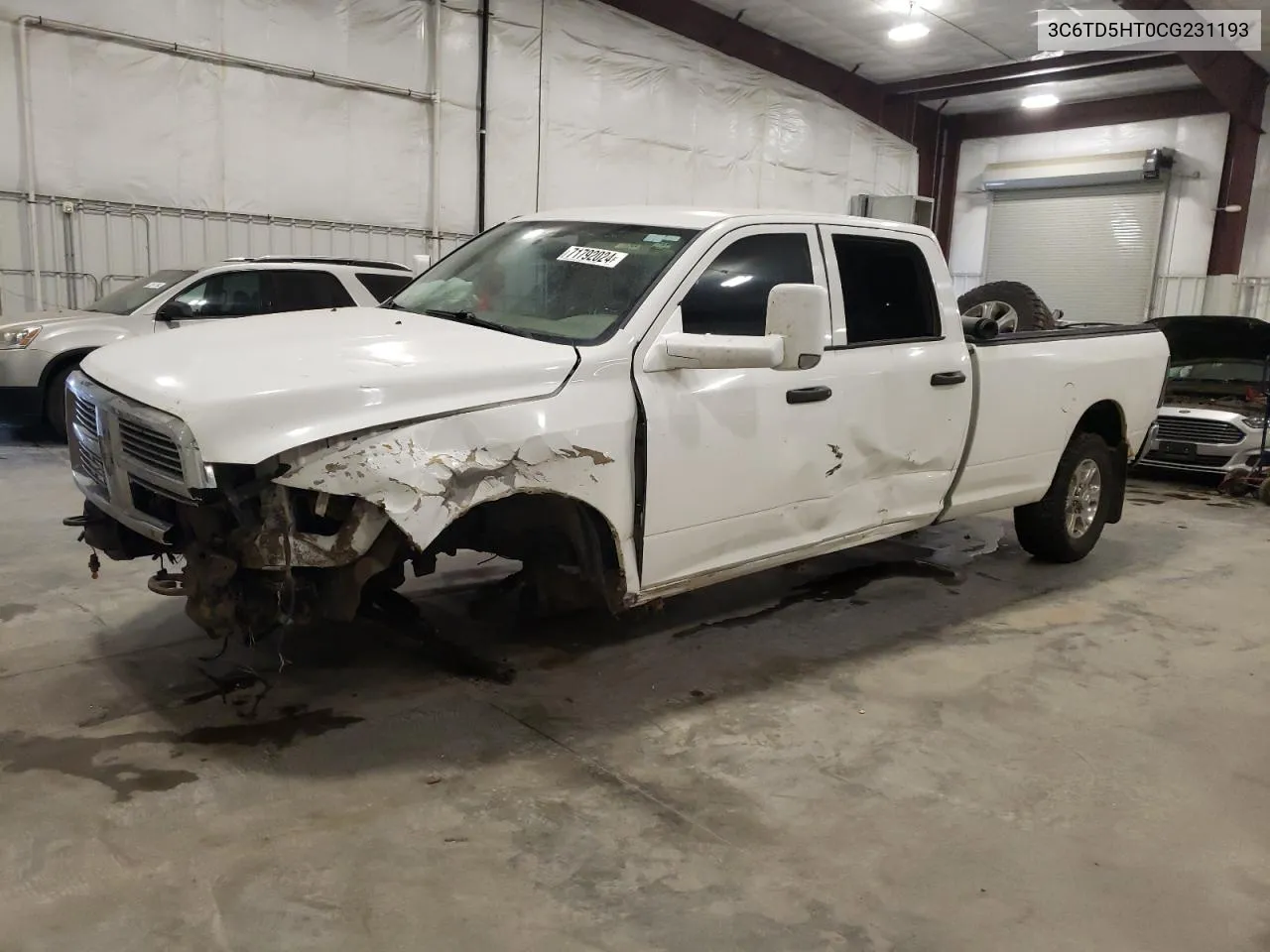 3C6TD5HT0CG231193 2012 Dodge Ram 2500 St