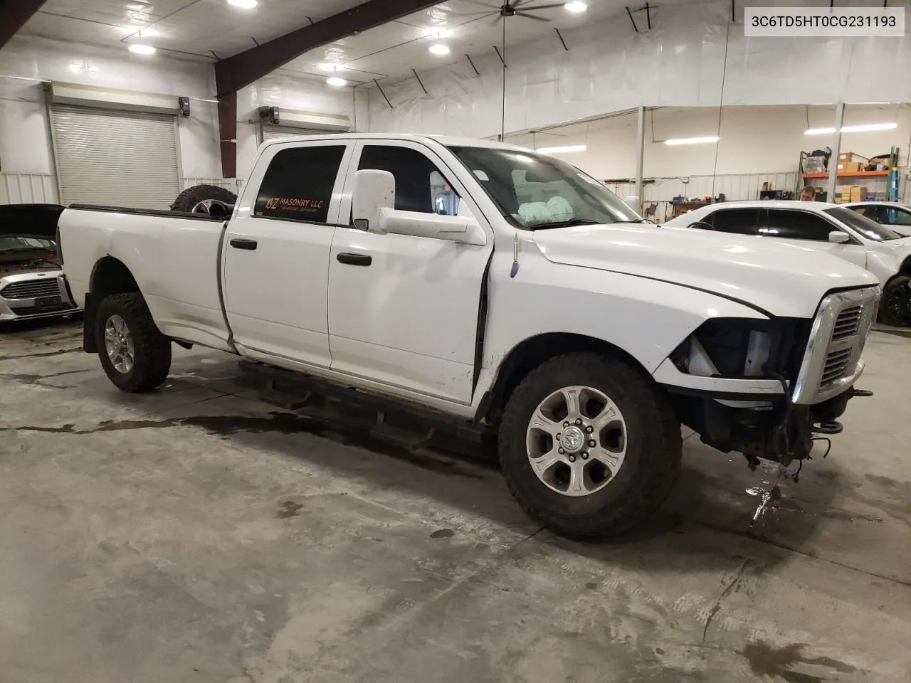 2012 Dodge Ram 2500 St VIN: 3C6TD5HT0CG231193 Lot: 71792024