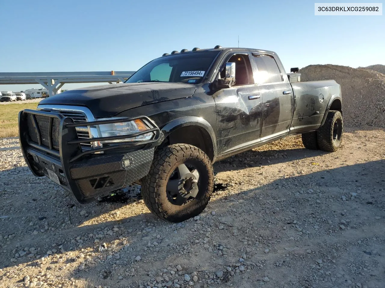 2012 Dodge Ram 3500 Longhorn VIN: 3C63DRKLXCG259082 Lot: 72156494