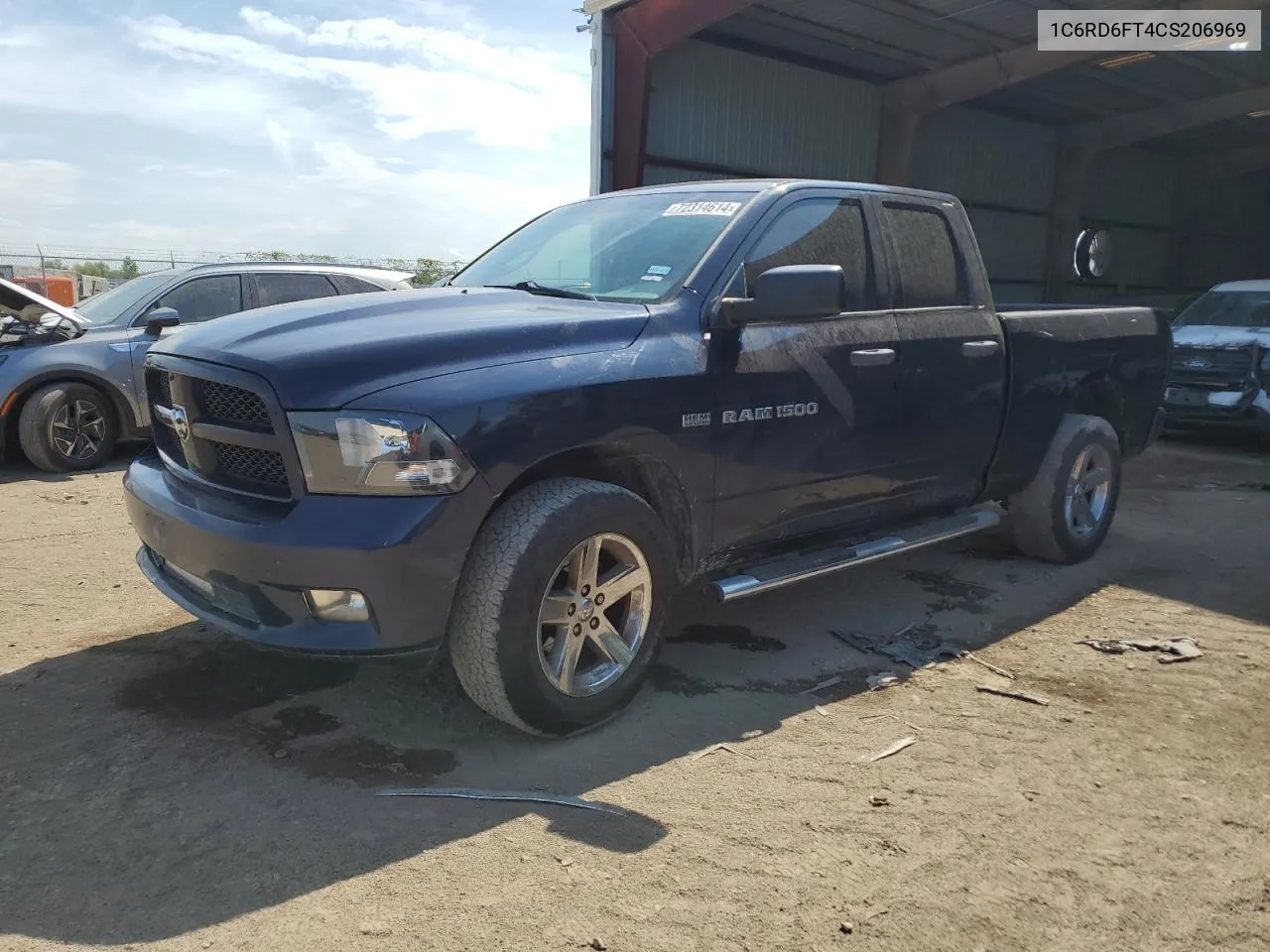 2012 Dodge Ram 1500 St VIN: 1C6RD6FT4CS206969 Lot: 72314614