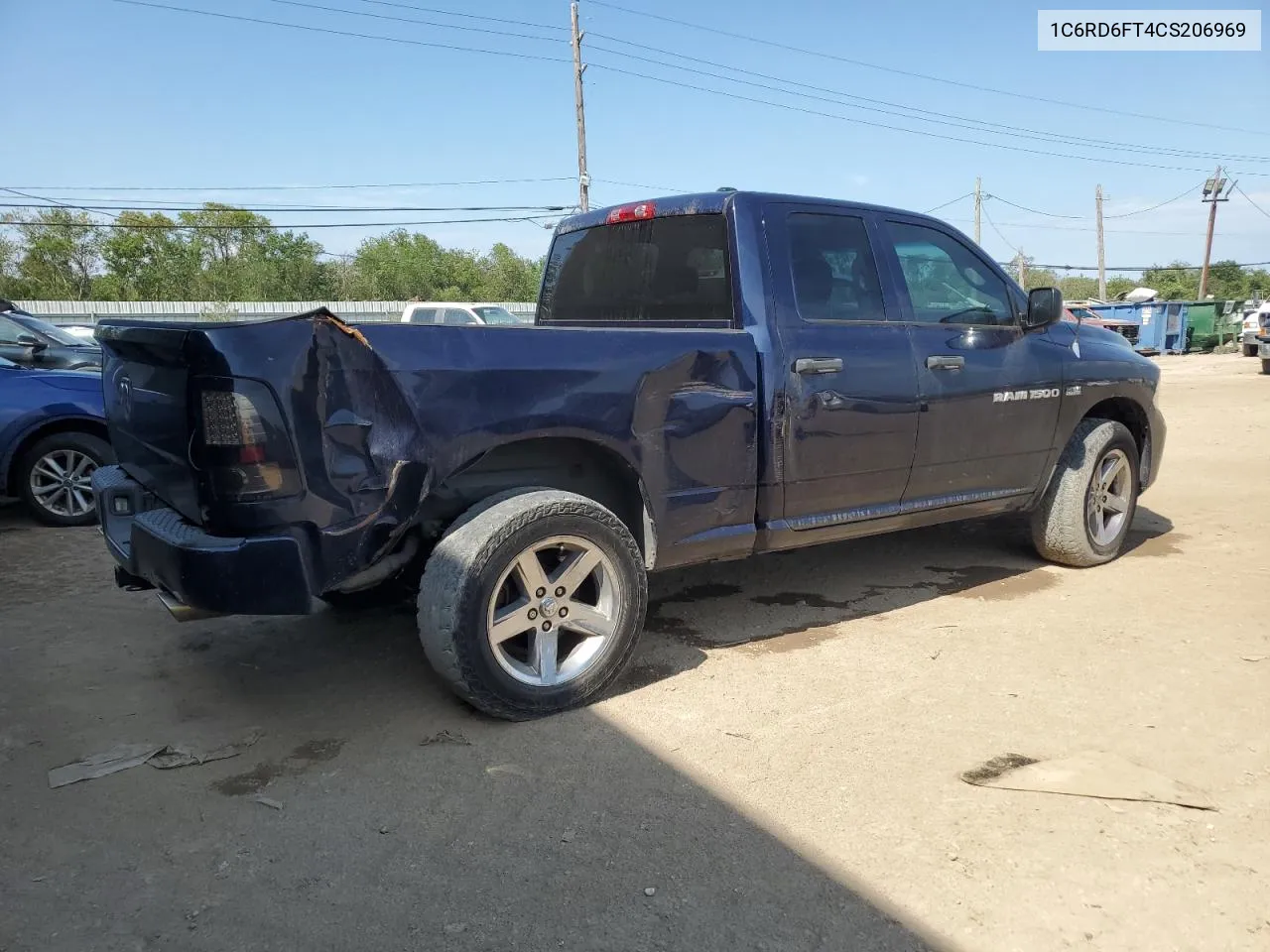 2012 Dodge Ram 1500 St VIN: 1C6RD6FT4CS206969 Lot: 72314614