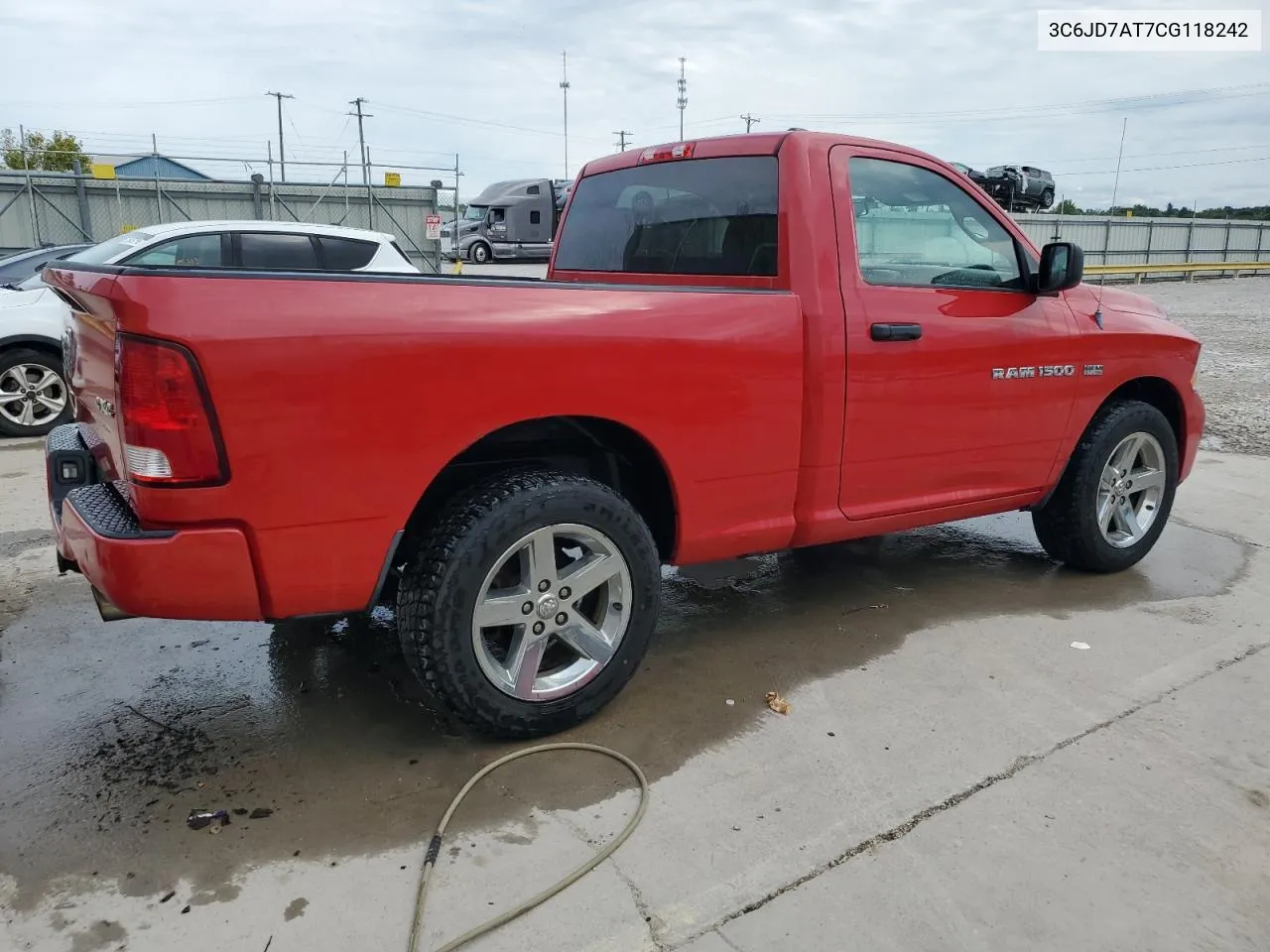 2012 Dodge Ram 1500 St VIN: 3C6JD7AT7CG118242 Lot: 72338994