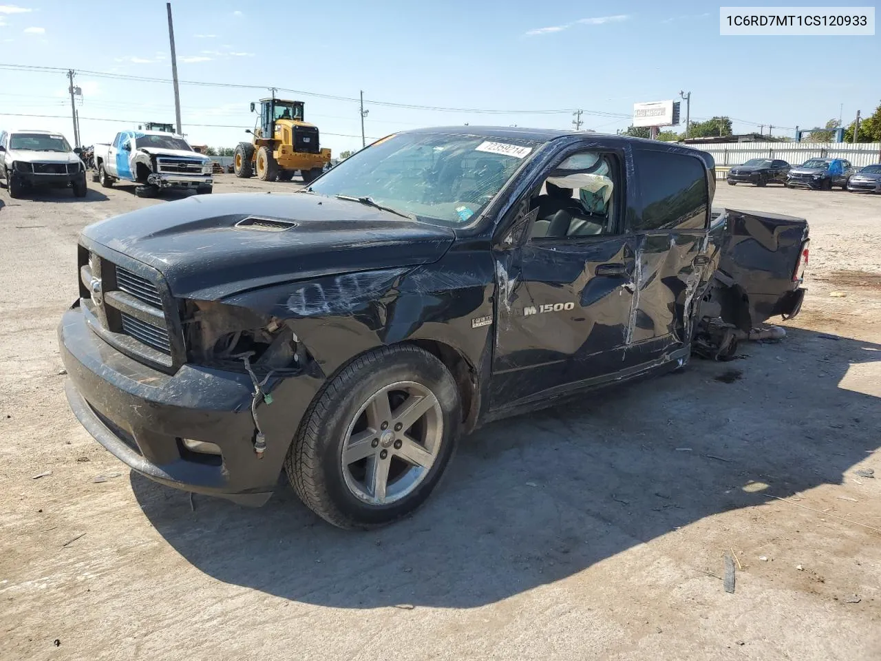 2012 Dodge Ram 1500 Sport VIN: 1C6RD7MT1CS120933 Lot: 72359214