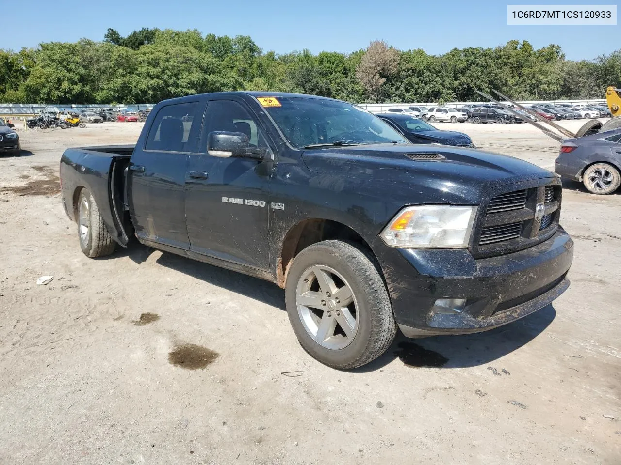 2012 Dodge Ram 1500 Sport VIN: 1C6RD7MT1CS120933 Lot: 72359214