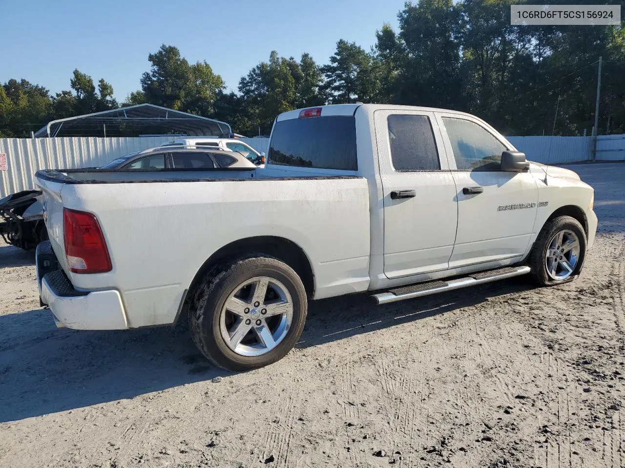 2012 Dodge Ram 1500 St VIN: 1C6RD6FT5CS156924 Lot: 72382384