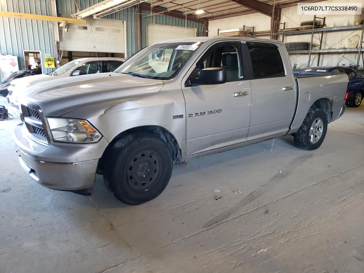 2012 Dodge Ram 1500 Slt VIN: 1C6RD7LT7CS338490 Lot: 72408314