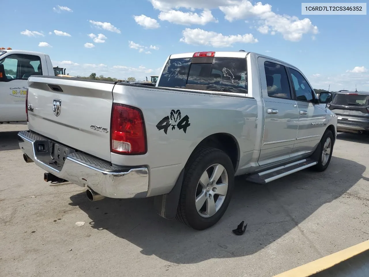 2012 Dodge Ram 1500 Slt VIN: 1C6RD7LT2CS346352 Lot: 72468574