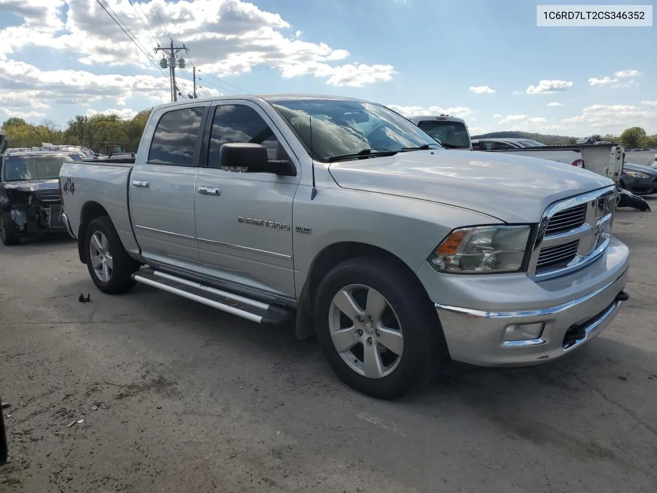 2012 Dodge Ram 1500 Slt VIN: 1C6RD7LT2CS346352 Lot: 72468574