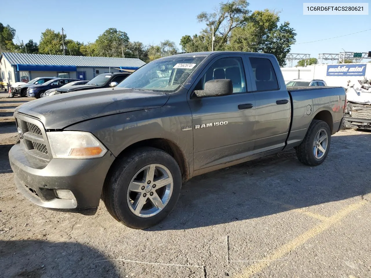 2012 Dodge Ram 1500 St VIN: 1C6RD6FT4CS280621 Lot: 72562874