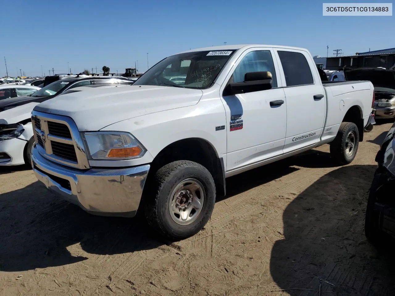 2012 Dodge Ram 2500 St VIN: 3C6TD5CT1CG134883 Lot: 72573654