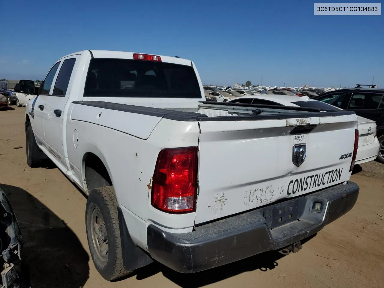 2012 Dodge Ram 2500 St VIN: 3C6TD5CT1CG134883 Lot: 72573654