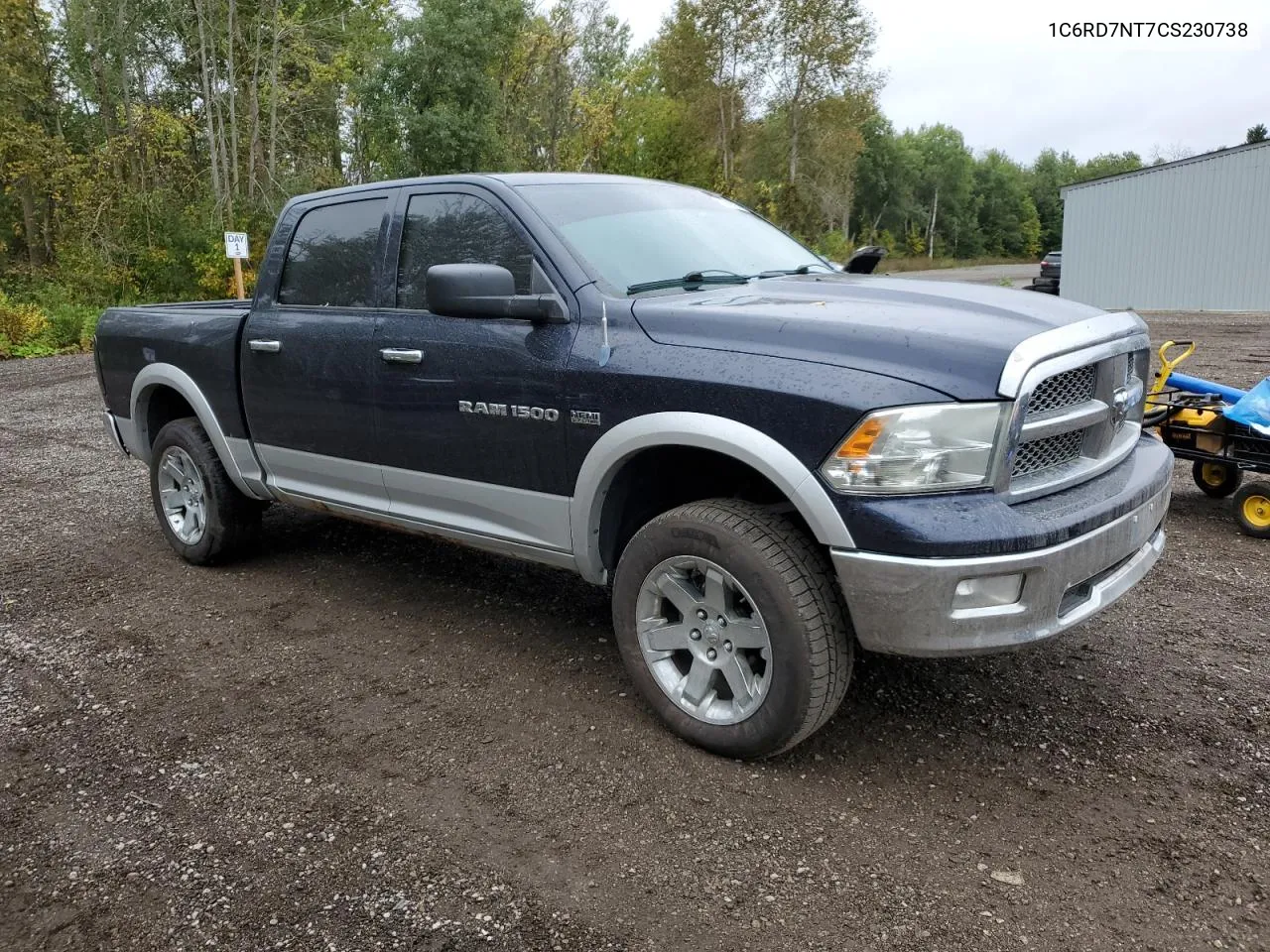 2012 Dodge Ram 1500 Laramie VIN: 1C6RD7NT7CS230738 Lot: 72642864