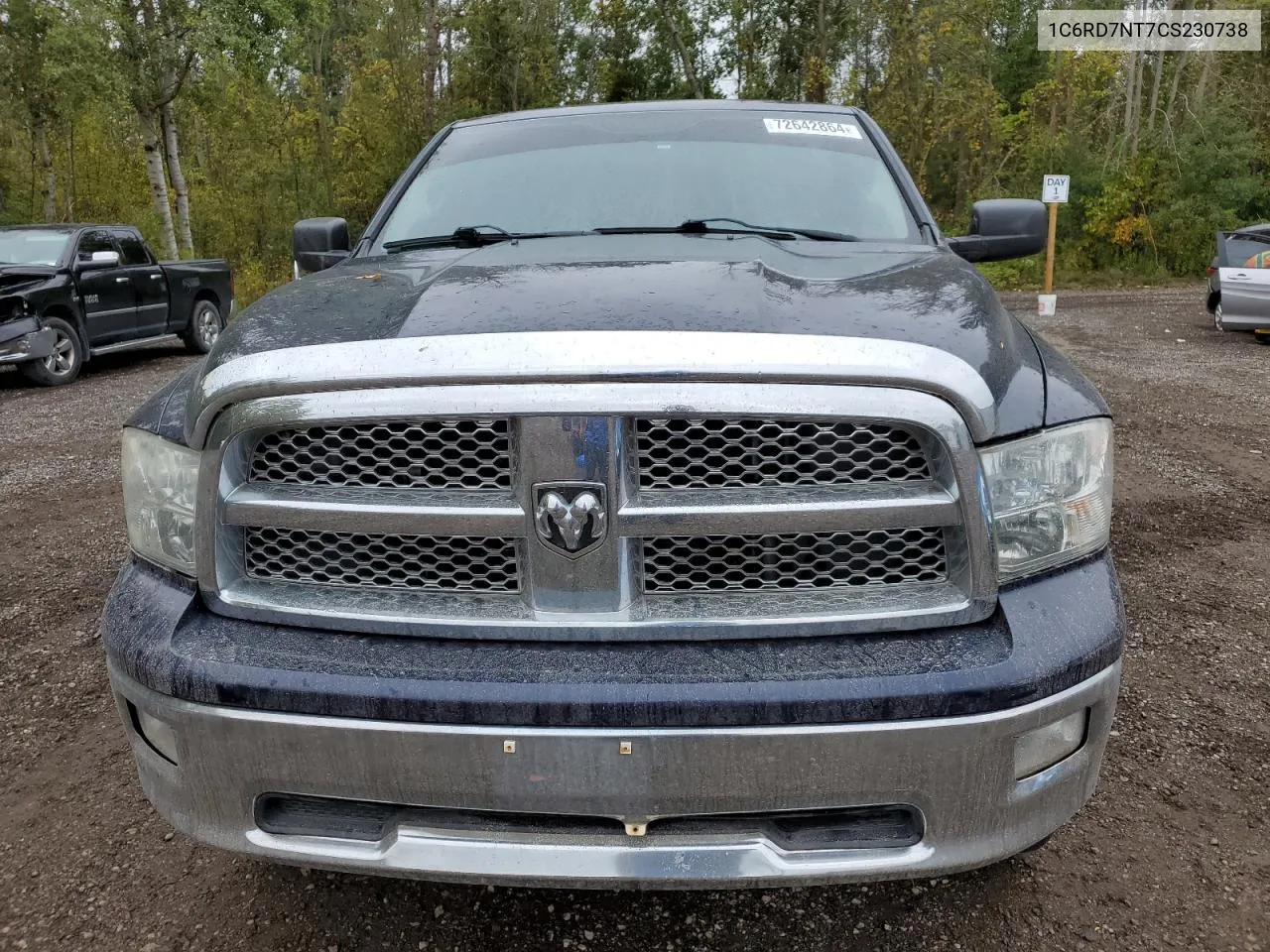 2012 Dodge Ram 1500 Laramie VIN: 1C6RD7NT7CS230738 Lot: 72642864