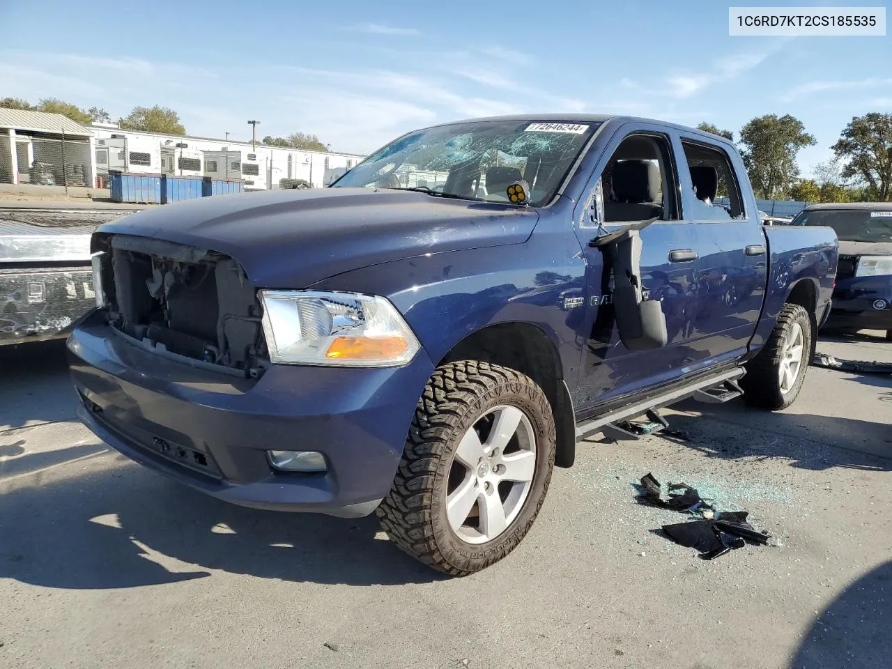 2012 Dodge Ram 1500 St VIN: 1C6RD7KT2CS185535 Lot: 72646244