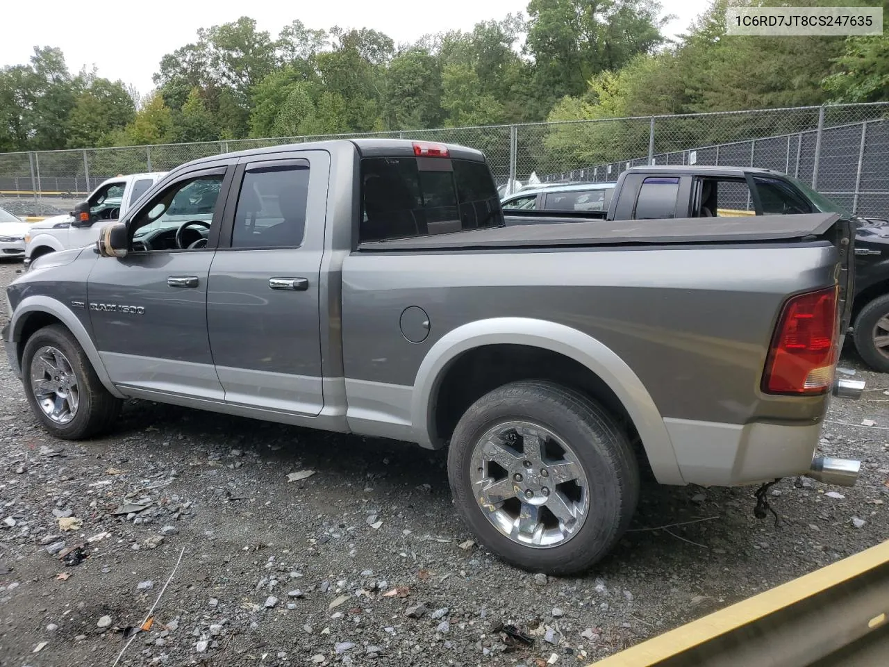 2012 Dodge Ram 1500 Laramie VIN: 1C6RD7JT8CS247635 Lot: 72762864