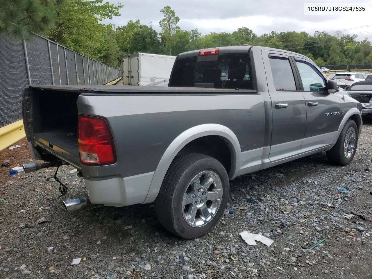 2012 Dodge Ram 1500 Laramie VIN: 1C6RD7JT8CS247635 Lot: 72762864