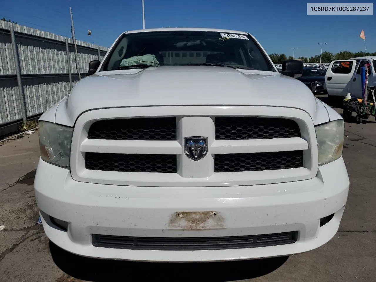 2012 Dodge Ram 1500 St VIN: 1C6RD7KT0CS287237 Lot: 72802024