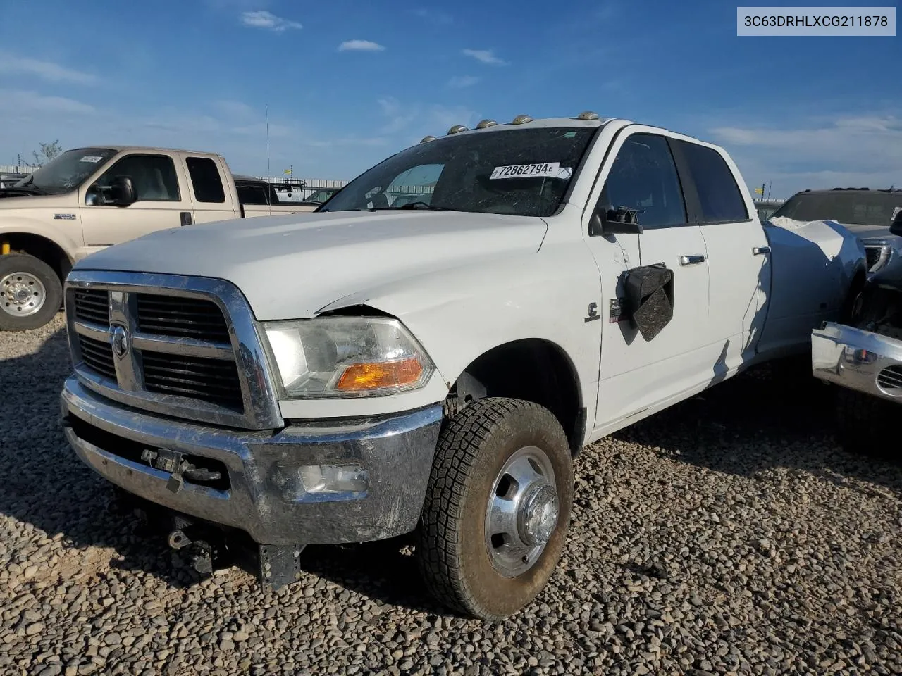 2012 Dodge Ram 3500 Slt VIN: 3C63DRHLXCG211878 Lot: 72862794