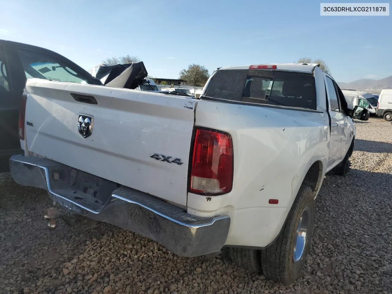 2012 Dodge Ram 3500 Slt VIN: 3C63DRHLXCG211878 Lot: 72862794