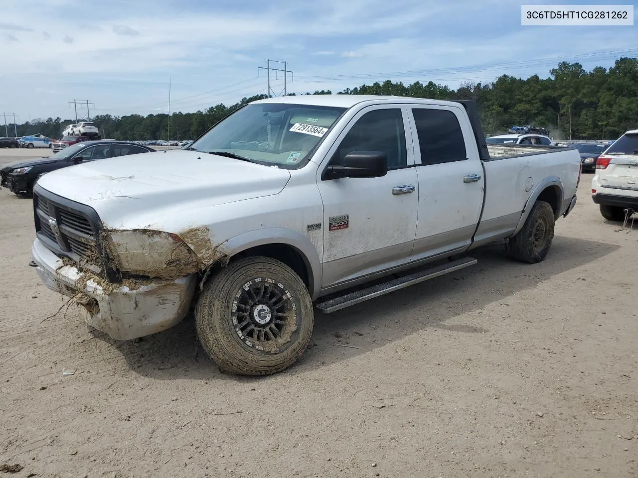 2012 Dodge Ram 2500 St VIN: 3C6TD5HT1CG281262 Lot: 72913564