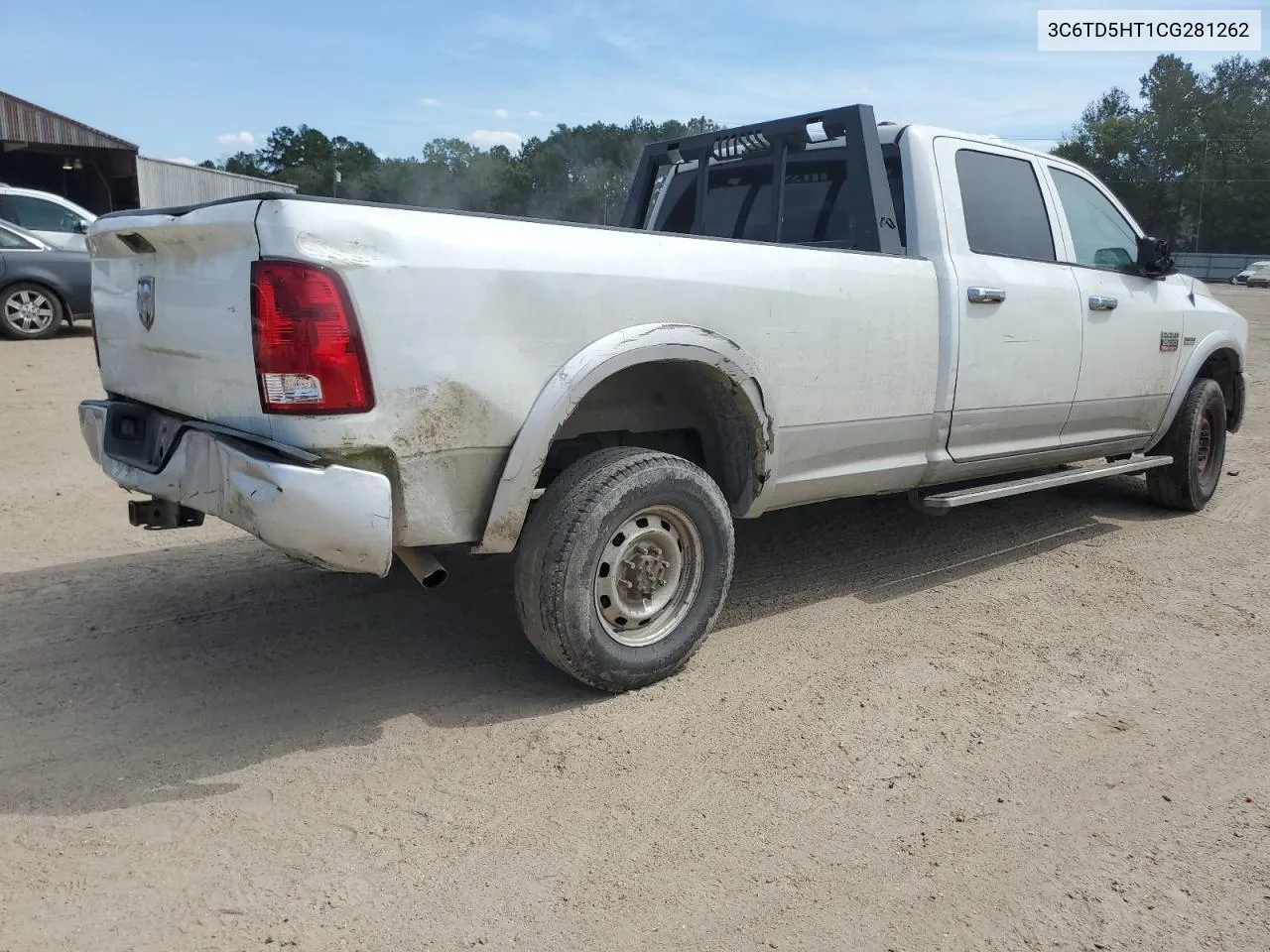 2012 Dodge Ram 2500 St VIN: 3C6TD5HT1CG281262 Lot: 72913564