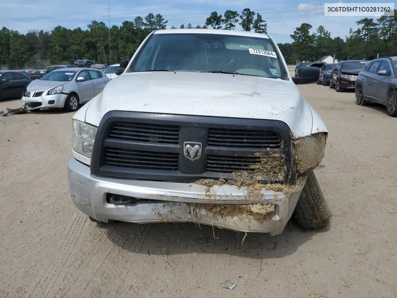 2012 Dodge Ram 2500 St VIN: 3C6TD5HT1CG281262 Lot: 72913564