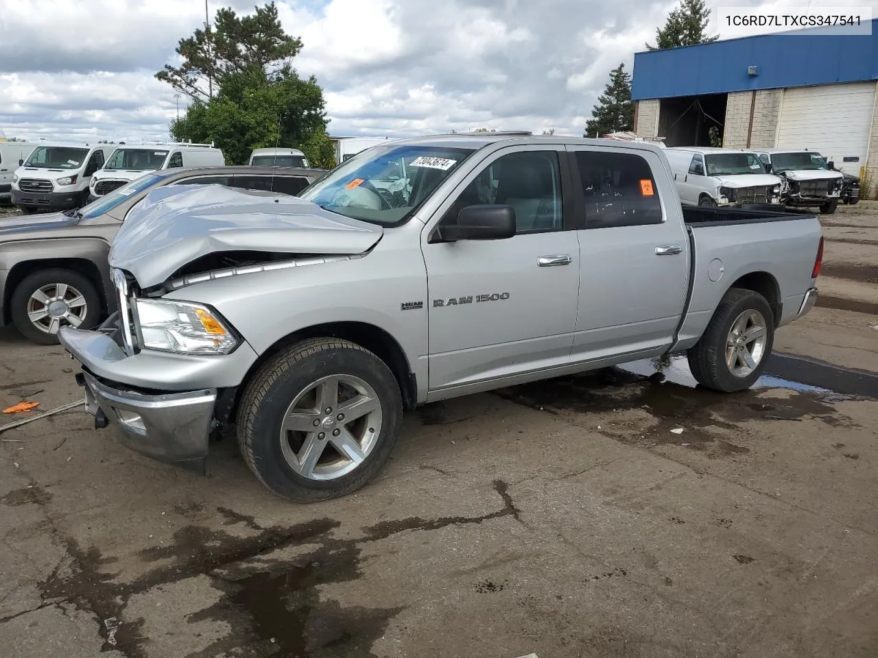 1C6RD7LTXCS347541 2012 Dodge Ram 1500 Slt