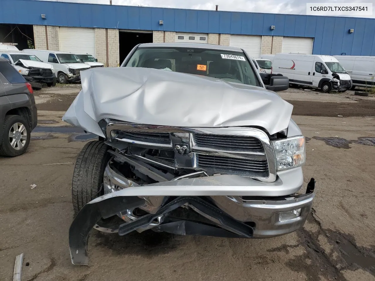 2012 Dodge Ram 1500 Slt VIN: 1C6RD7LTXCS347541 Lot: 73043674