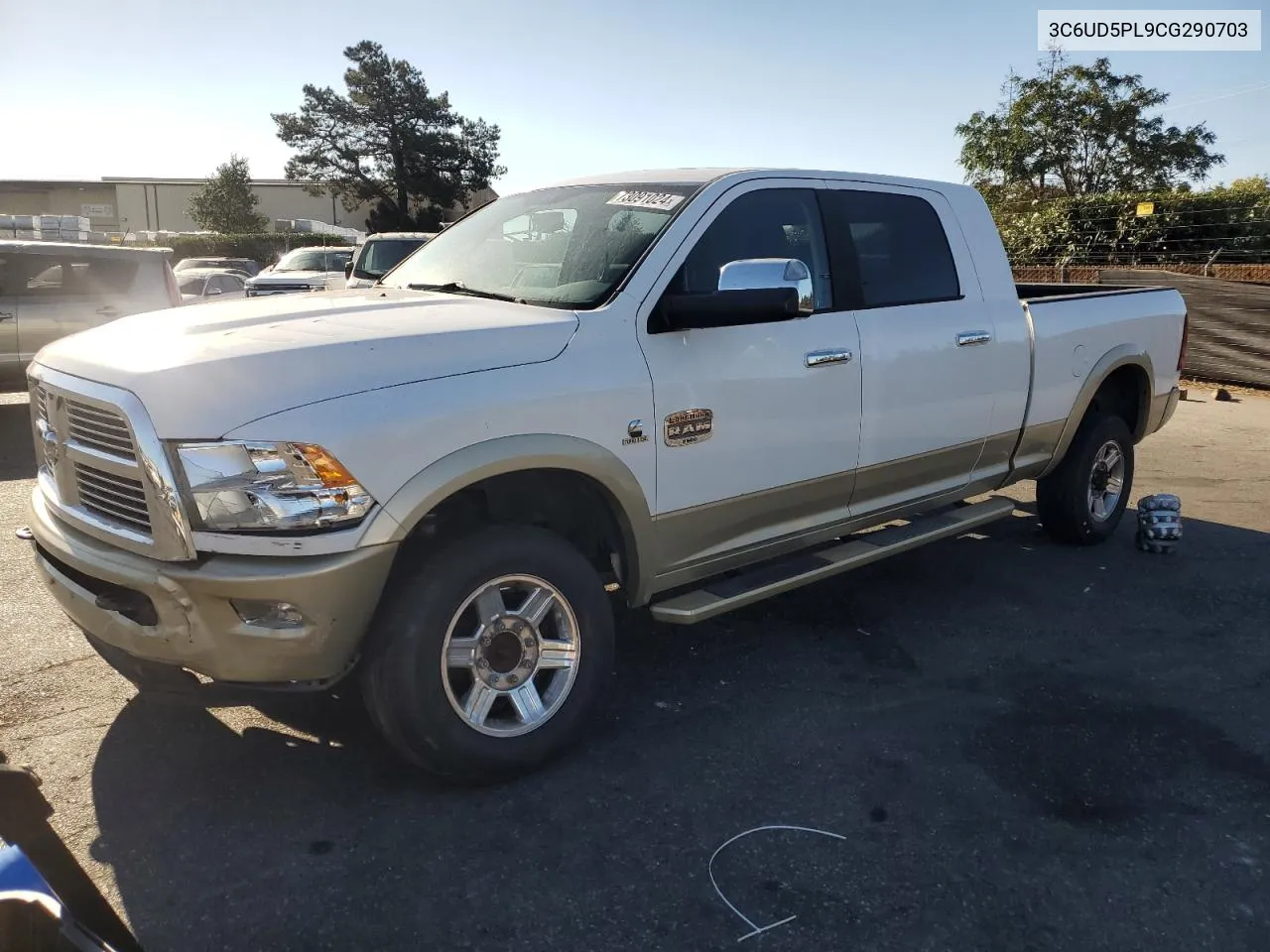 2012 Dodge Ram 2500 Longhorn VIN: 3C6UD5PL9CG290703 Lot: 73091024