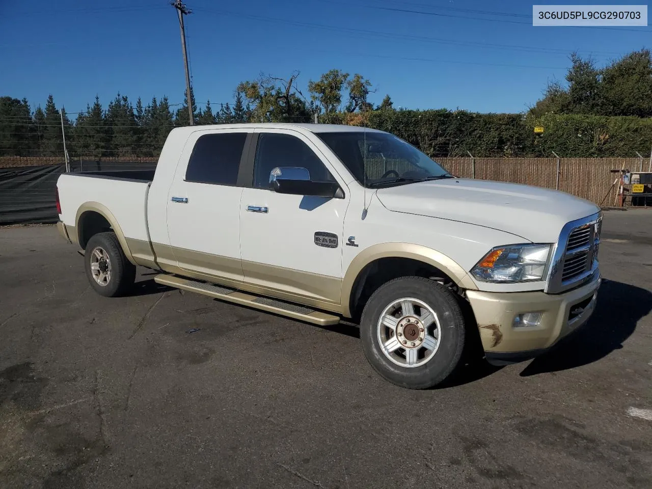 2012 Dodge Ram 2500 Longhorn VIN: 3C6UD5PL9CG290703 Lot: 73091024