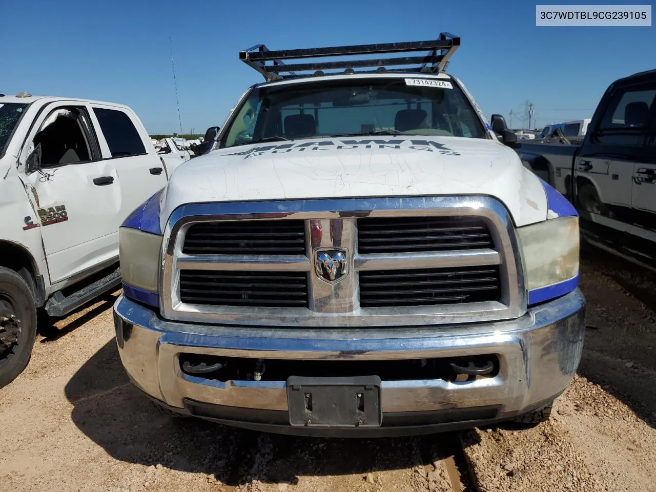 2012 Dodge Ram 3500 St VIN: 3C7WDTBL9CG239105 Lot: 73142324