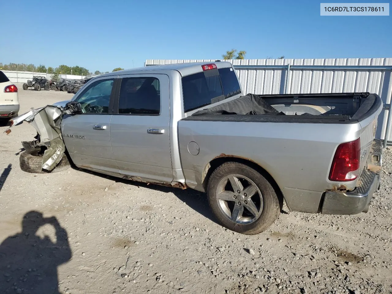 2012 Dodge Ram 1500 Slt VIN: 1C6RD7LT3CS178611 Lot: 73326694