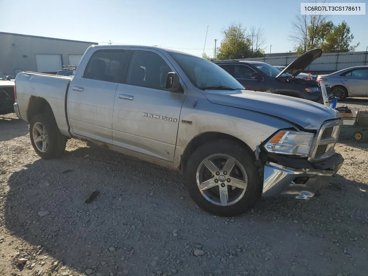 2012 Dodge Ram 1500 Slt VIN: 1C6RD7LT3CS178611 Lot: 73326694