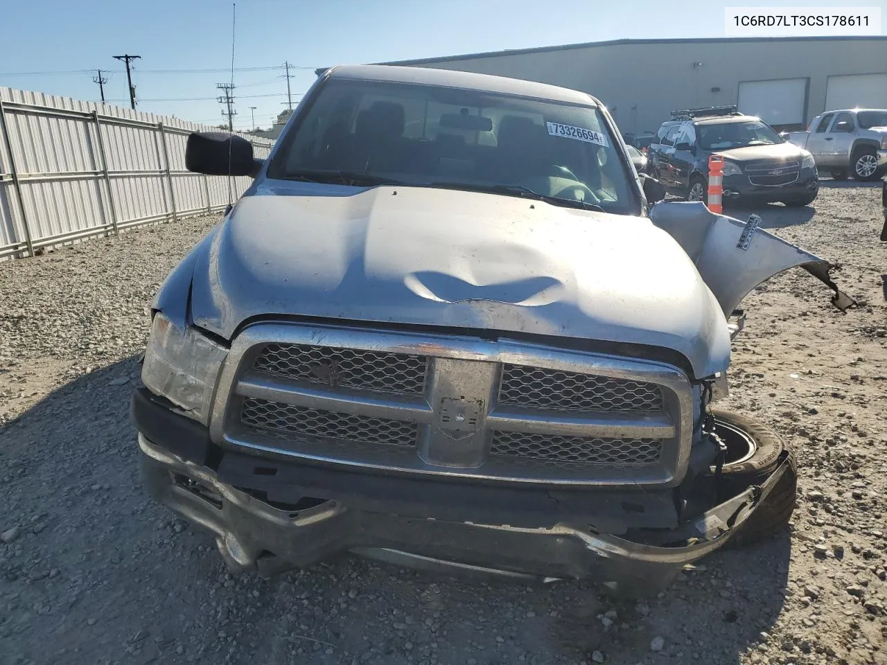 2012 Dodge Ram 1500 Slt VIN: 1C6RD7LT3CS178611 Lot: 73326694