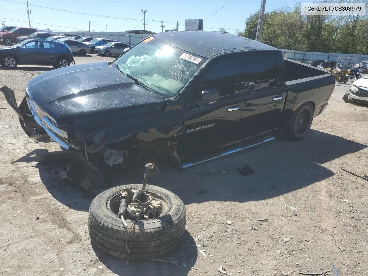 2012 Dodge Ram 1500 Slt VIN: 1C6RD7LT7CS303979 Lot: 73338094