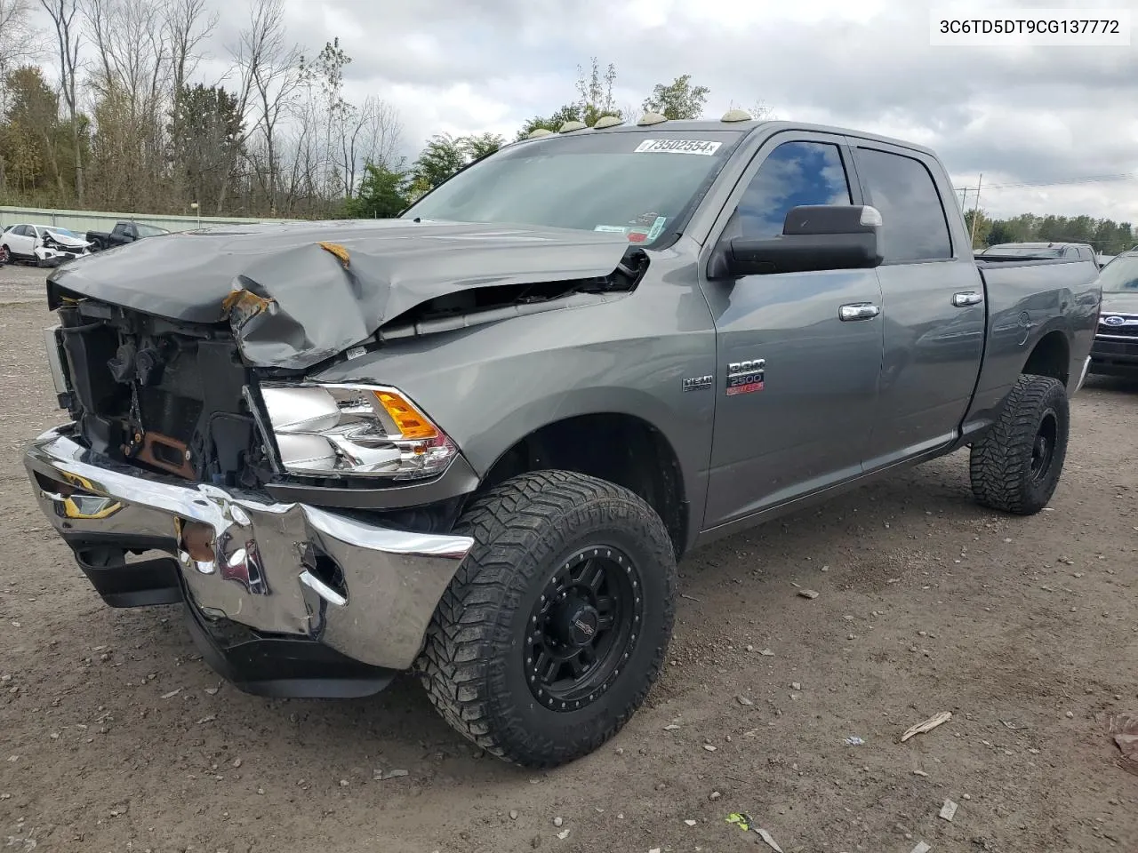 2012 Dodge Ram 2500 Slt VIN: 3C6TD5DT9CG137772 Lot: 73502554