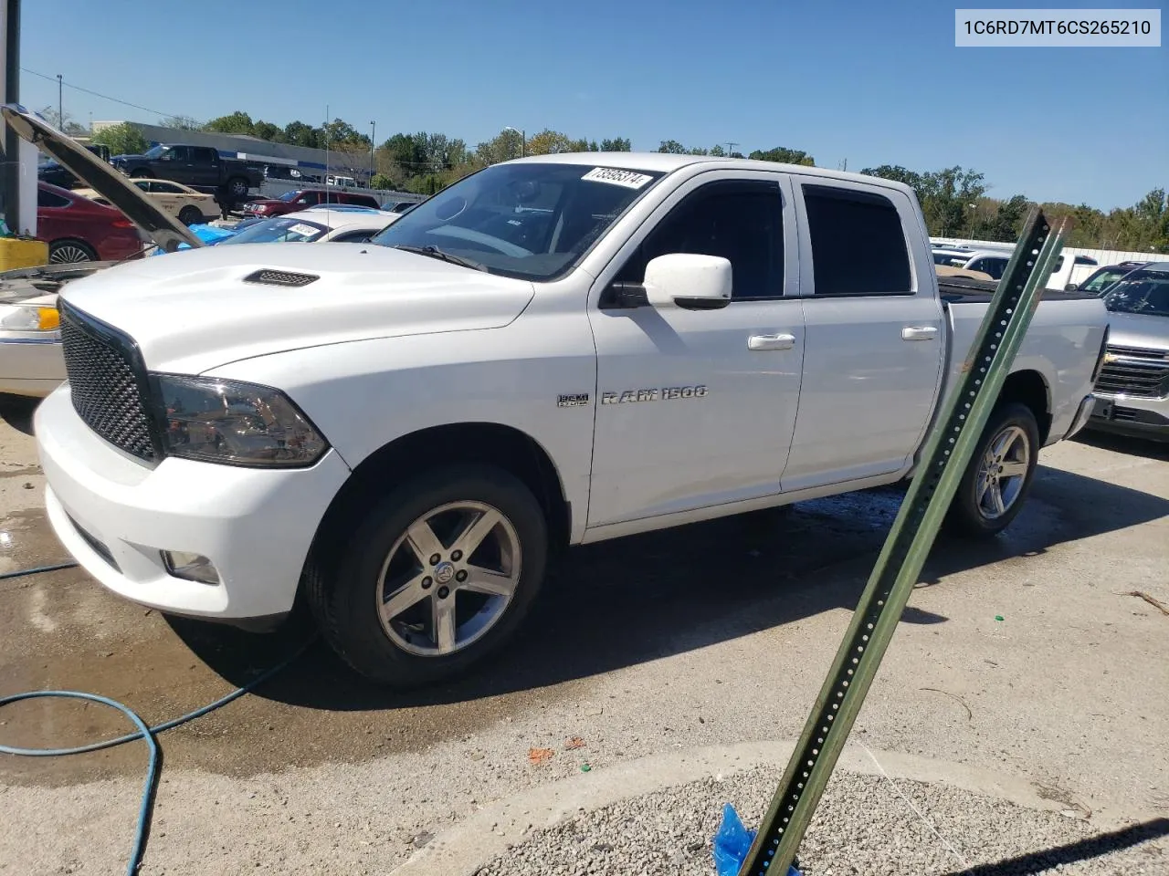 2012 Dodge Ram 1500 Sport VIN: 1C6RD7MT6CS265210 Lot: 73595374