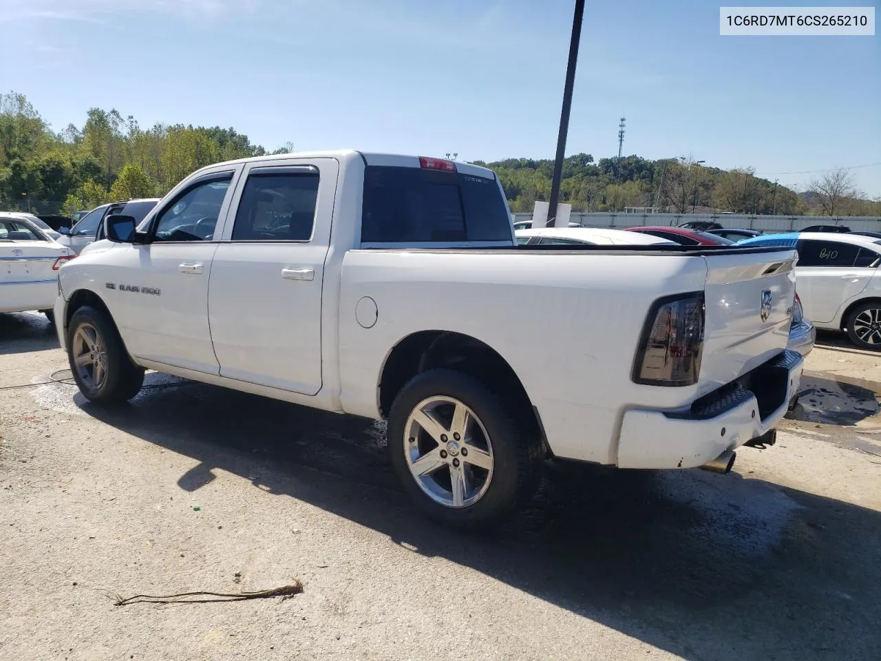 2012 Dodge Ram 1500 Sport VIN: 1C6RD7MT6CS265210 Lot: 73595374