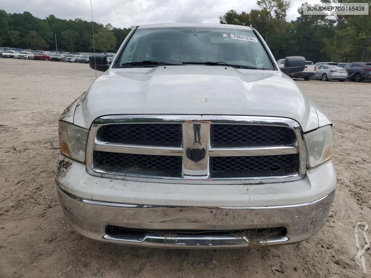 2012 Dodge Ram 1500 Slt VIN: 3C6JD6EP7CG165438 Lot: 73631234