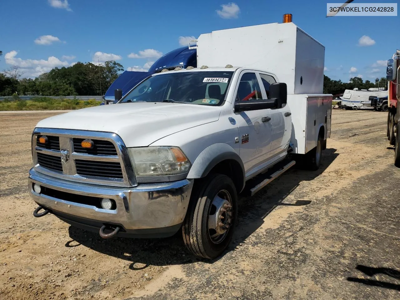 2012 Dodge Ram 4500 St VIN: 3C7WDKEL1CG242828 Lot: 73737494