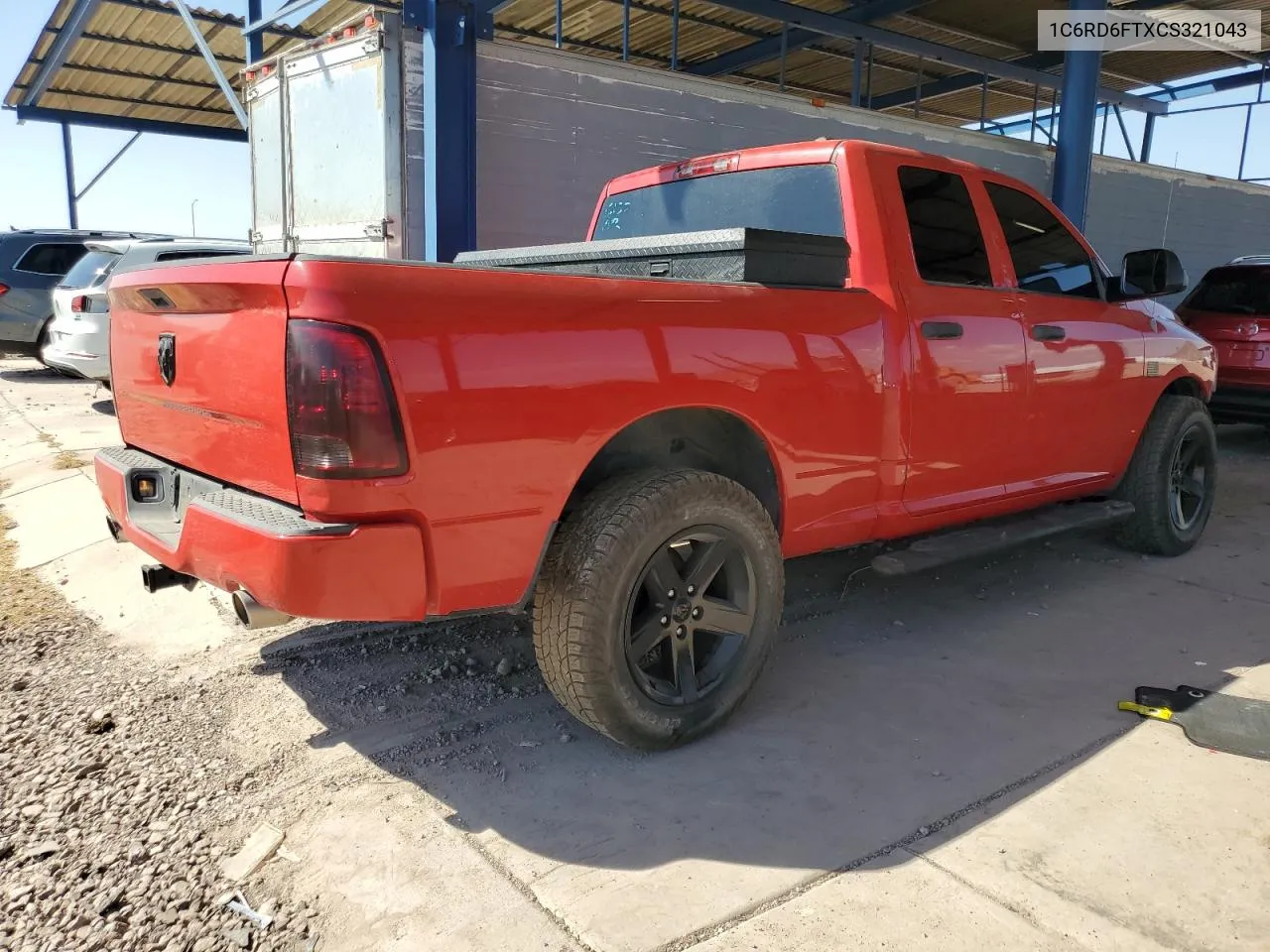 2012 Dodge Ram 1500 St VIN: 1C6RD6FTXCS321043 Lot: 73748634