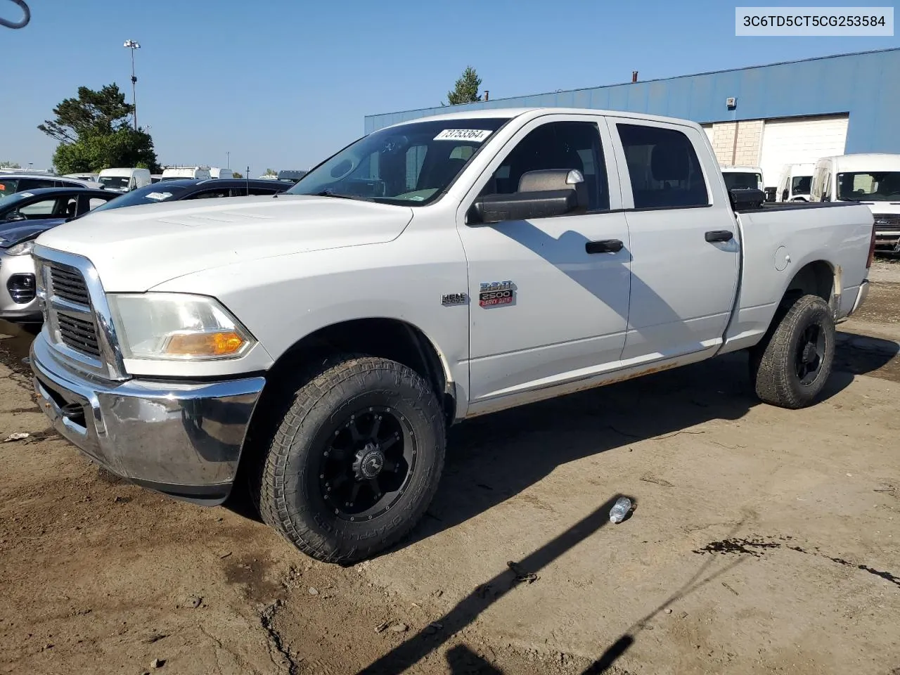 2012 Dodge Ram 2500 St VIN: 3C6TD5CT5CG253584 Lot: 73753364