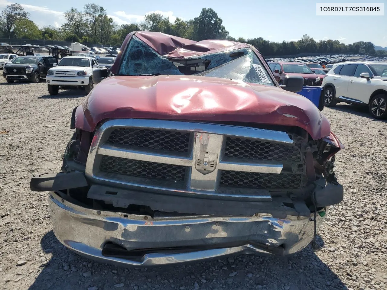 2012 Dodge Ram 1500 Slt VIN: 1C6RD7LT7CS316845 Lot: 73859534