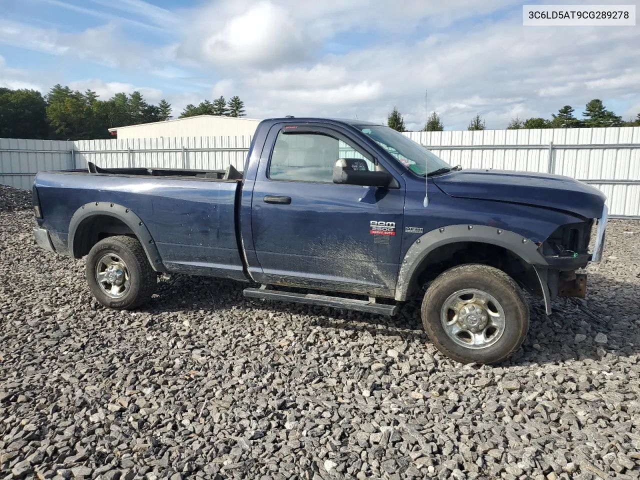 2012 Dodge Ram 2500 St VIN: 3C6LD5AT9CG289278 Lot: 73918464