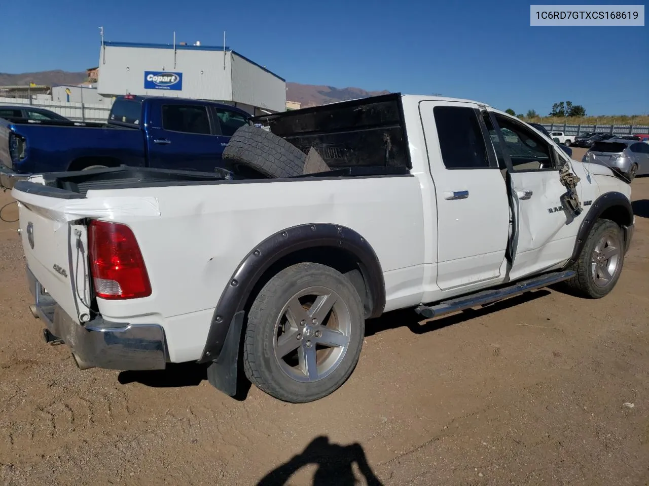 2012 Dodge Ram 1500 Slt VIN: 1C6RD7GTXCS168619 Lot: 74028144