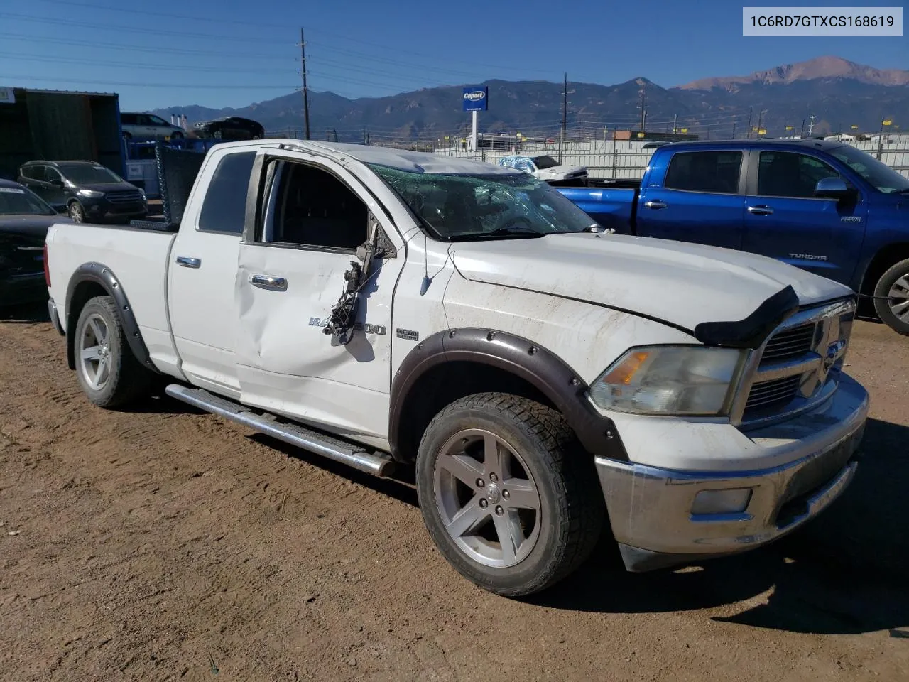 2012 Dodge Ram 1500 Slt VIN: 1C6RD7GTXCS168619 Lot: 74028144