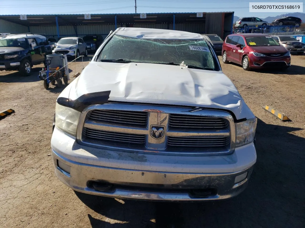 2012 Dodge Ram 1500 Slt VIN: 1C6RD7GTXCS168619 Lot: 74028144