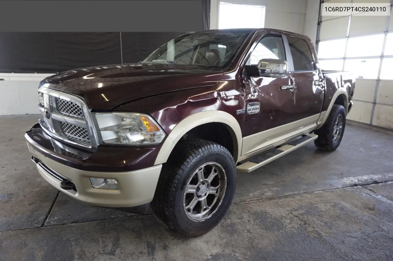 2012 Dodge Ram 1500 Longhorn VIN: 1C6RD7PT4CS240110 Lot: 74030844